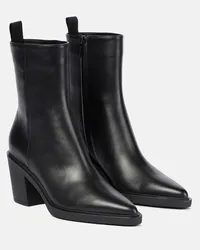 Gianvito Rossi Ankle Boots Dylan aus Leder Schwarz