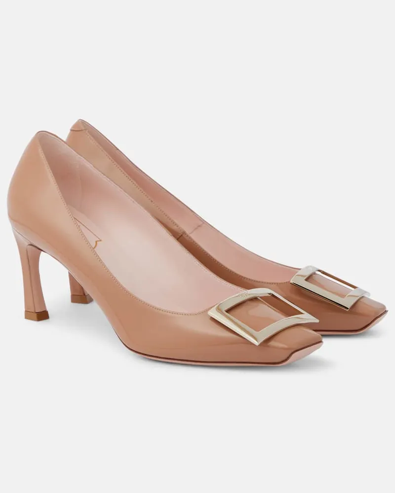 Roger Vivier Pumps Trompette aus Lackleder Rosa