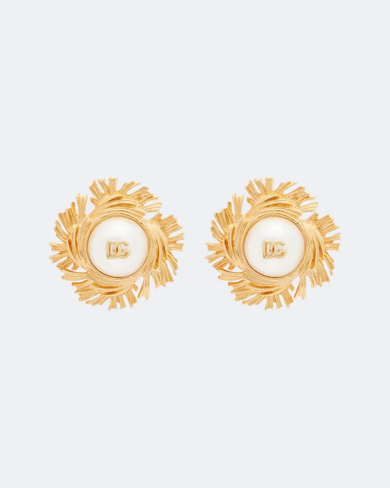 Dolce & Gabbana Clip-Ohrringe DG Gold