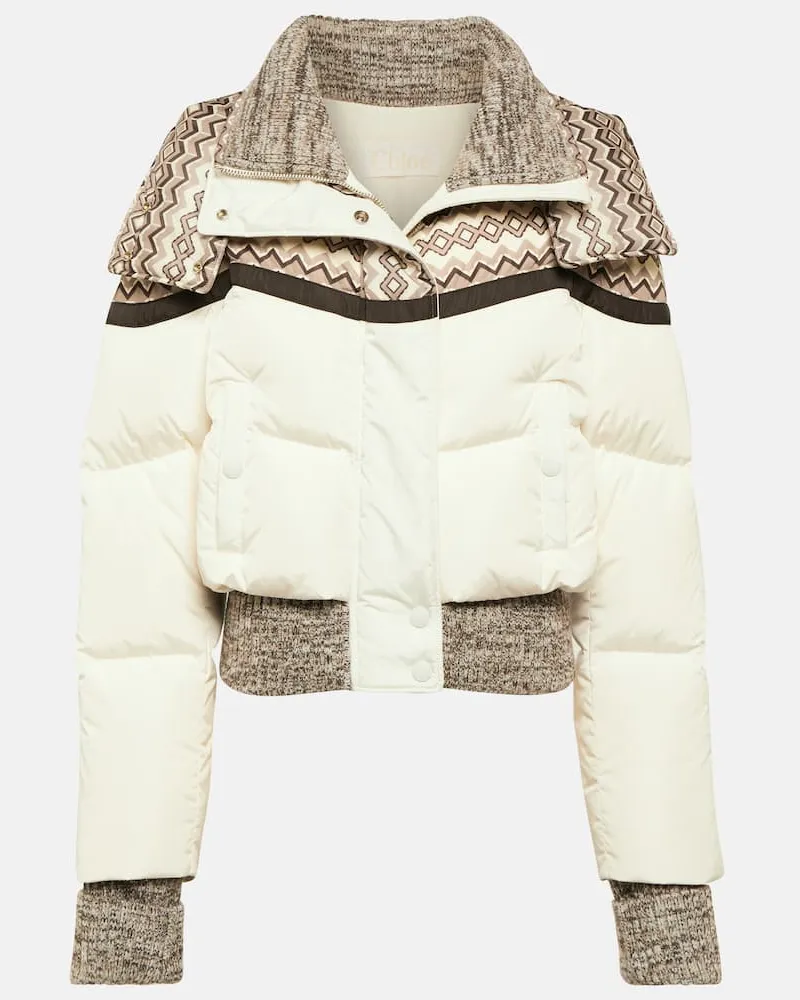 Chloé Chloé Daunenjacke Weiß