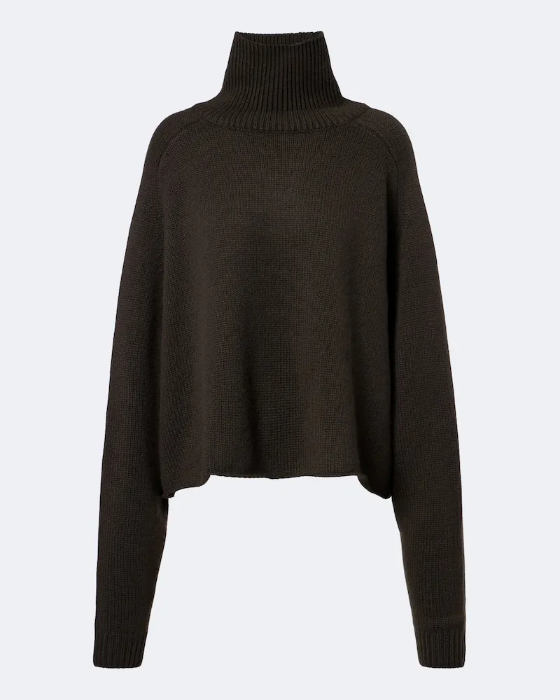 Lisa Yang Rollkragenpullover Cathie aus Cashmere Braun