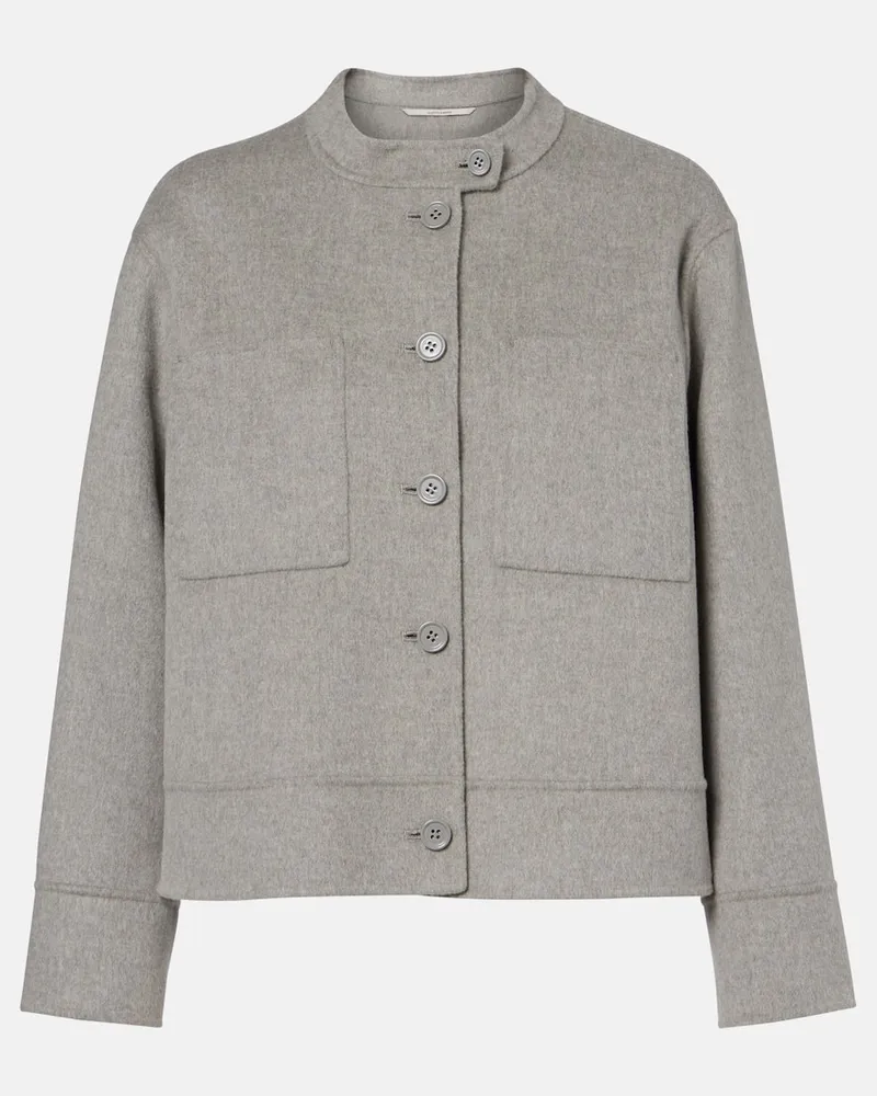 Max Mara Jacke Sarah aus Schurwolle Grau