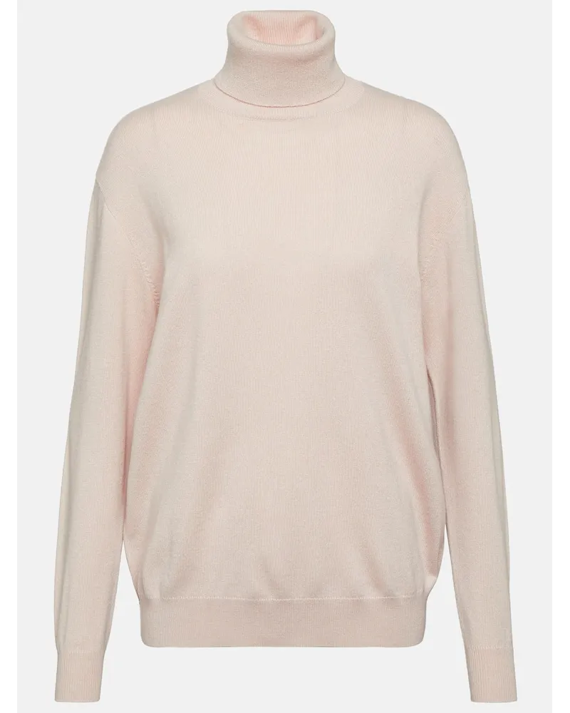 Brunello Cucinelli Rollkragenpullover aus Kaschmir Pink