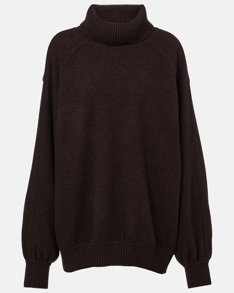 Loro Piana Oversize-Pullover North Woods Braun