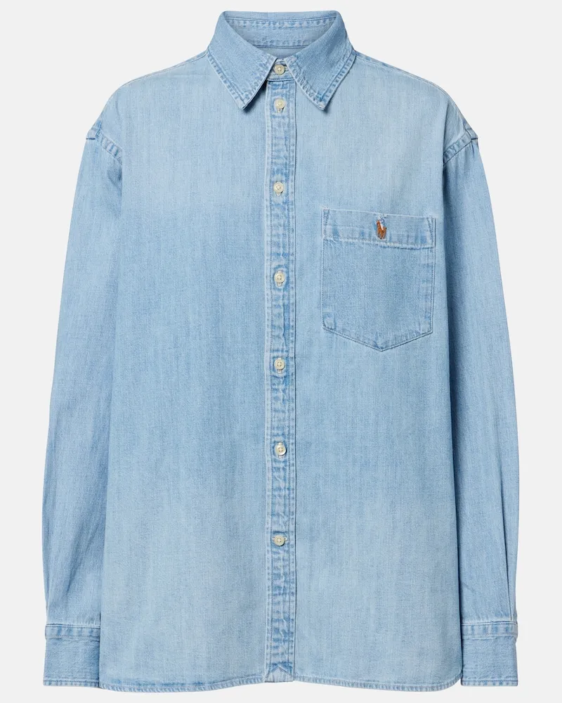 Ralph Lauren Jeanshemd Blau