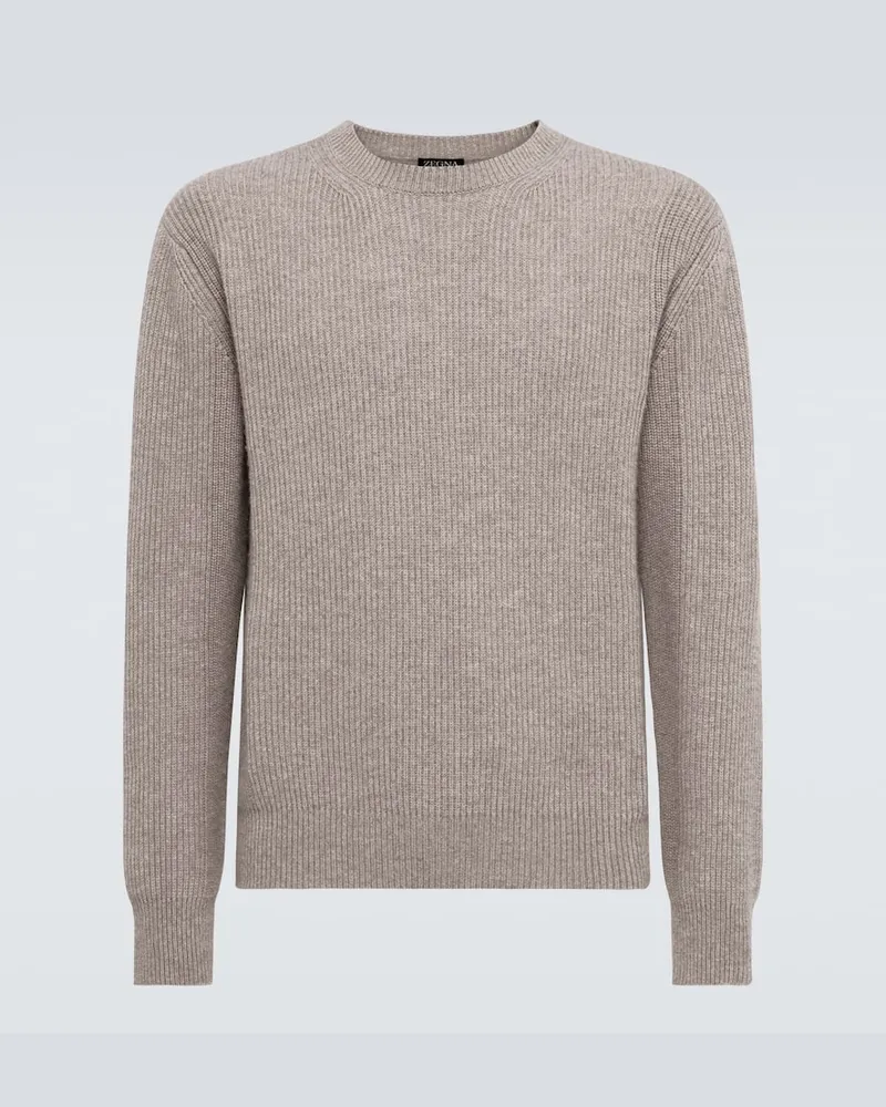 Ermenegildo Zegna Pullover aus Kaschmir Beige