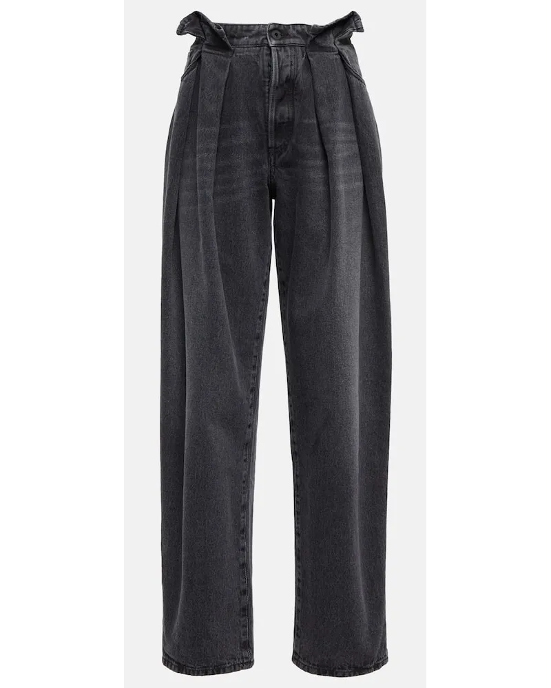 OFF-WHITE Wide-Leg Jeans Schwarz