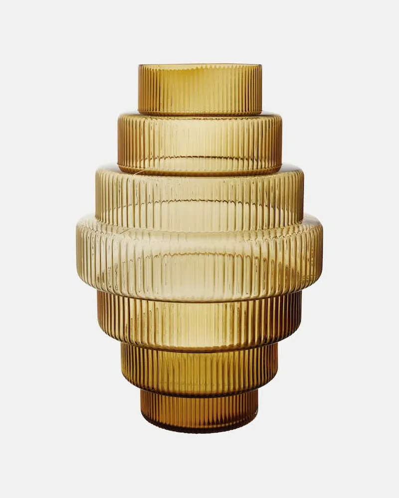 POLSPOTTEN Vase Steps Large Gelb