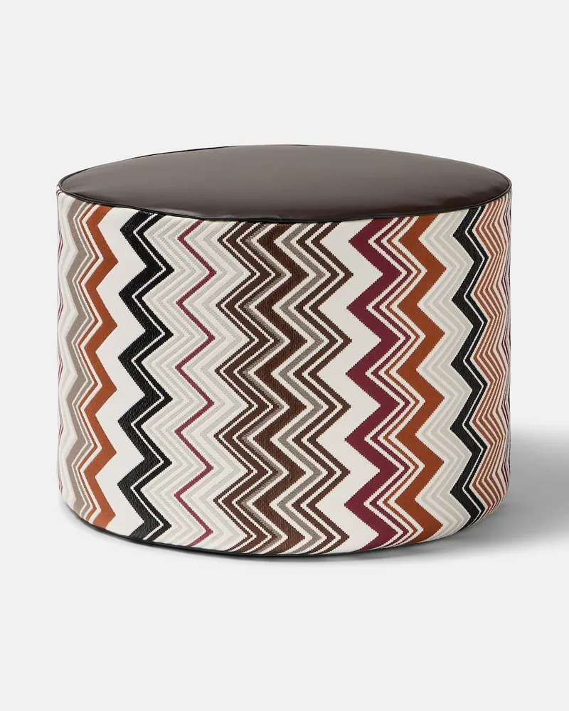 Missoni Outdoor-Hocker Shanghai Braun