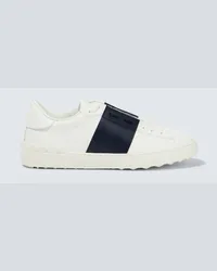 Valentino Garavani Sneakers aus Leder Weiss