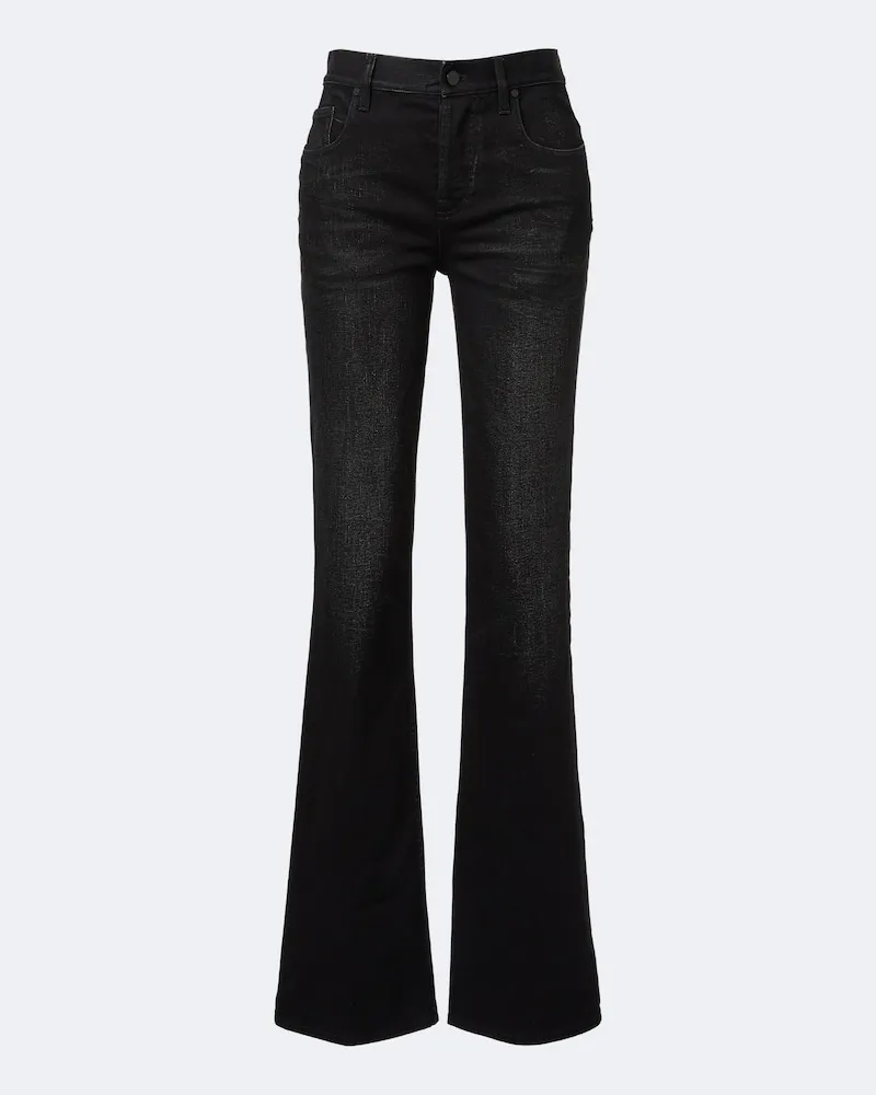 Gucci Mid-Rise Jeans Schwarz