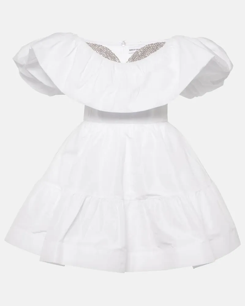 Rebecca Vallance Bridal Off-Shoulder-Minikleid Mallory Weiß