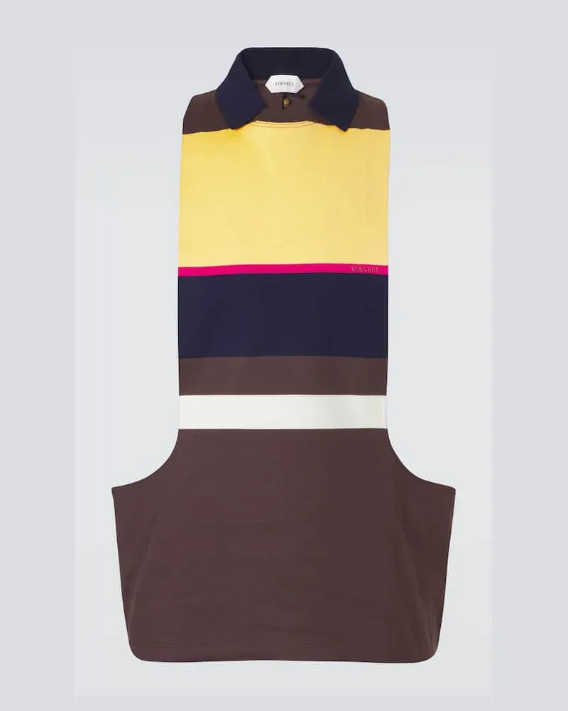 Versace Top aus Baumwolle Multicolor