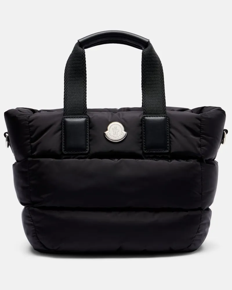Moncler Tote Bag Caradoc Mini aus Canvas Schwarz