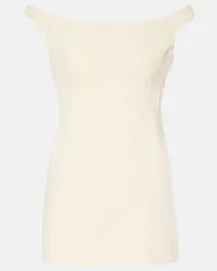 Totême Off-Shoulder-Top Beige