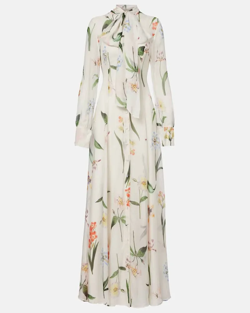 LEO LIN Maxikleid Lilith Weiß