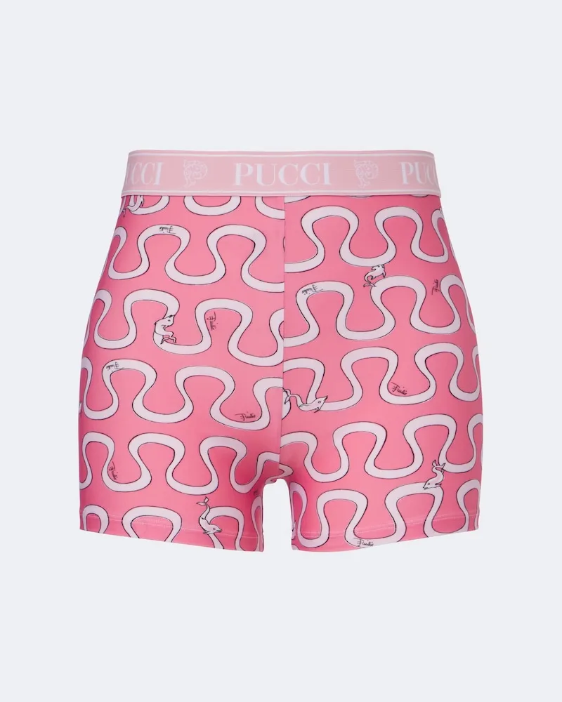 Emilio Pucci Shorts Onda aus Jersey Rosa