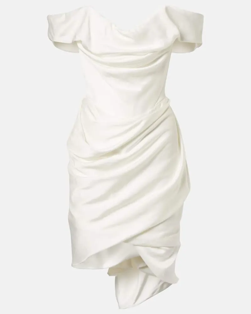 Vivienne Westwood Off-Shoulder-Minikleid Nova Cora Weiß