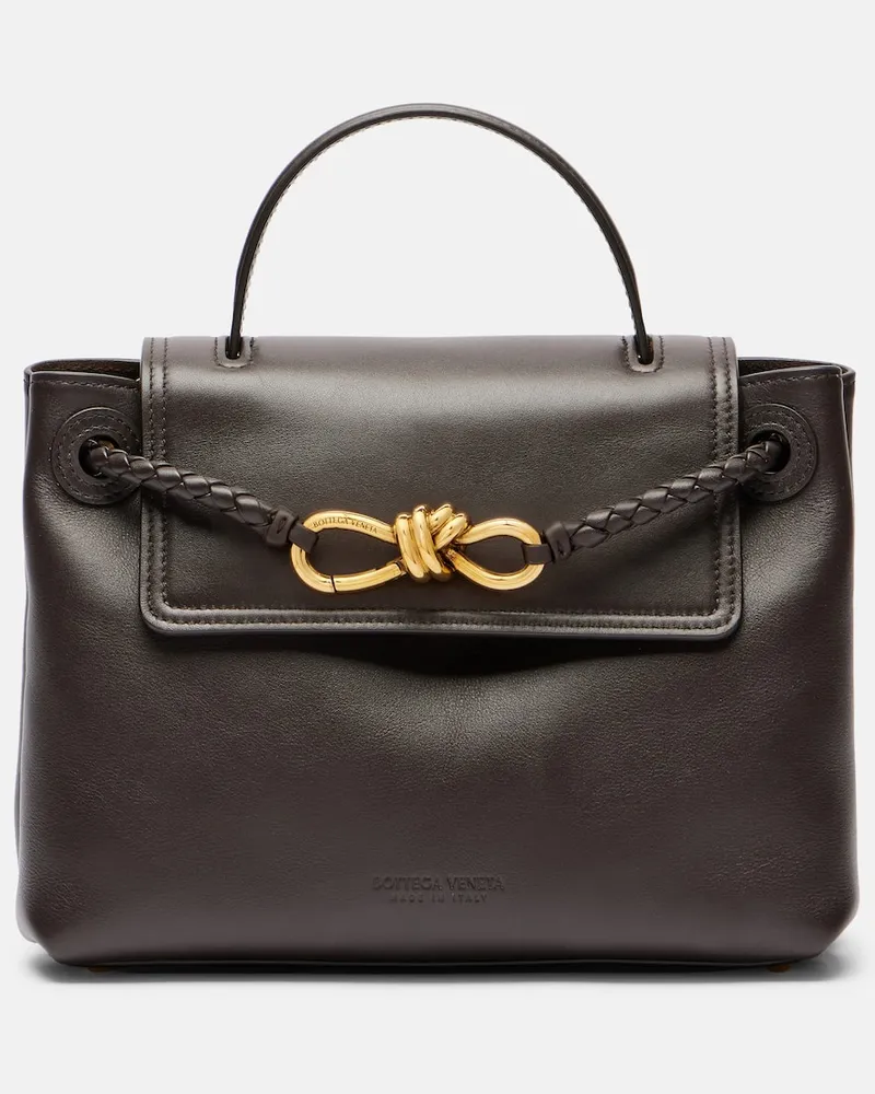 Bottega Veneta Schultertasche Ciao Ciao Small aus Leder Braun