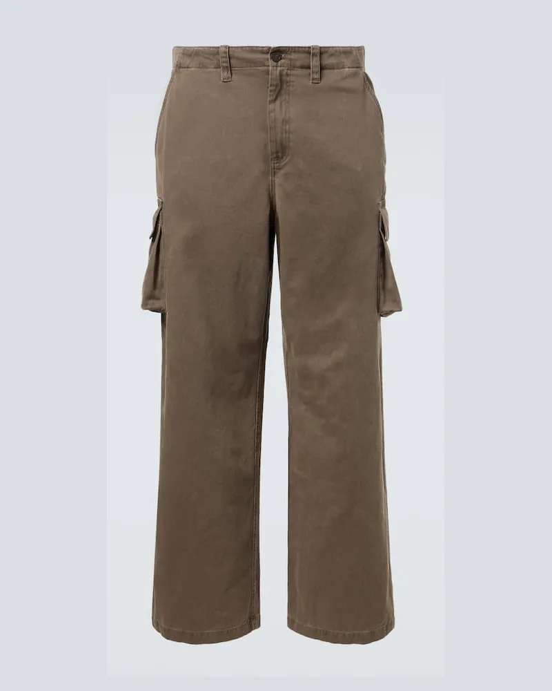 Our Legacy Cargohose Mount aus Baumwoll-Twill Braun