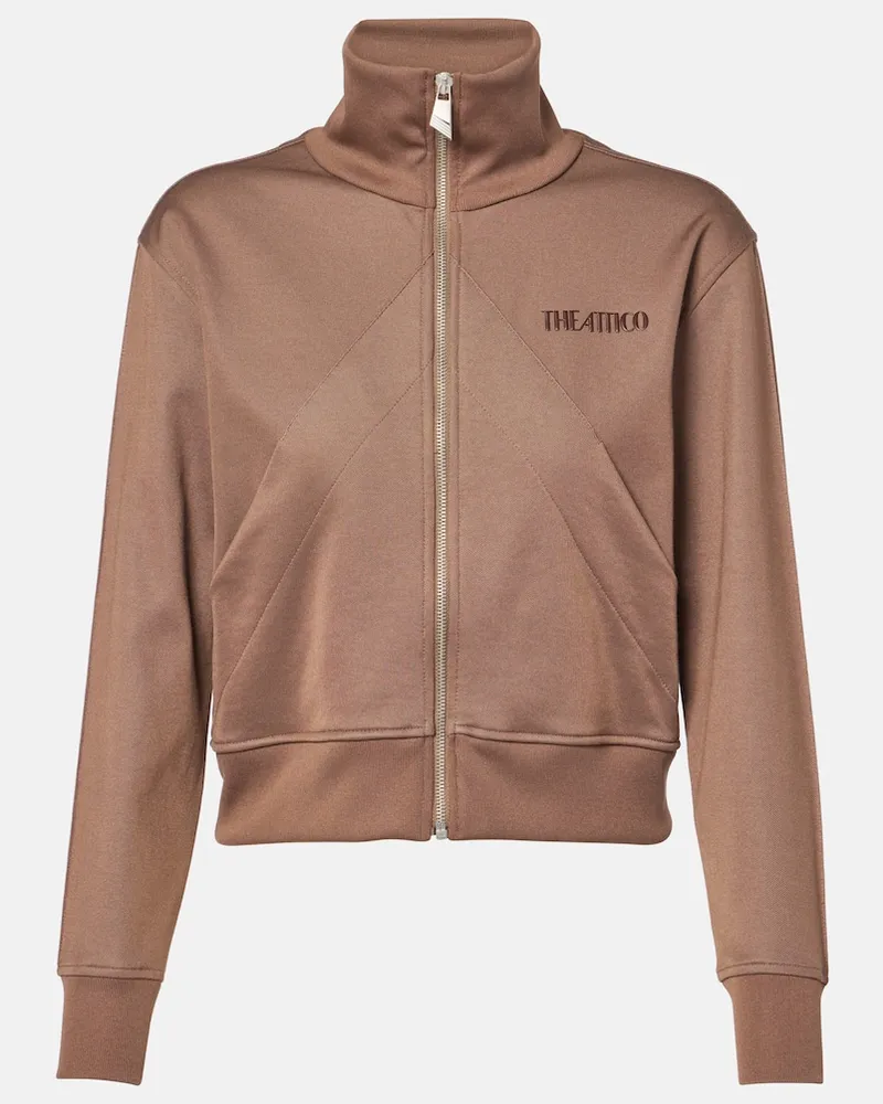 ATTICO Sweatshirt aus Fleece Braun