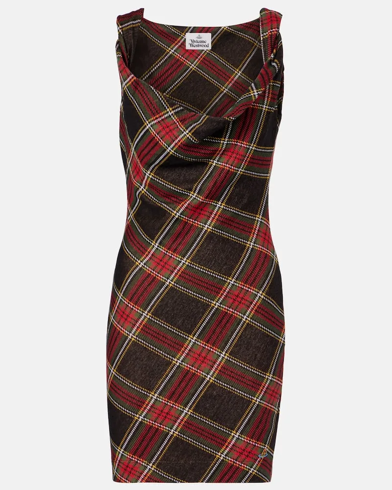 Vivienne Westwood Minikleid Anna aus Baumwolle Multicolor