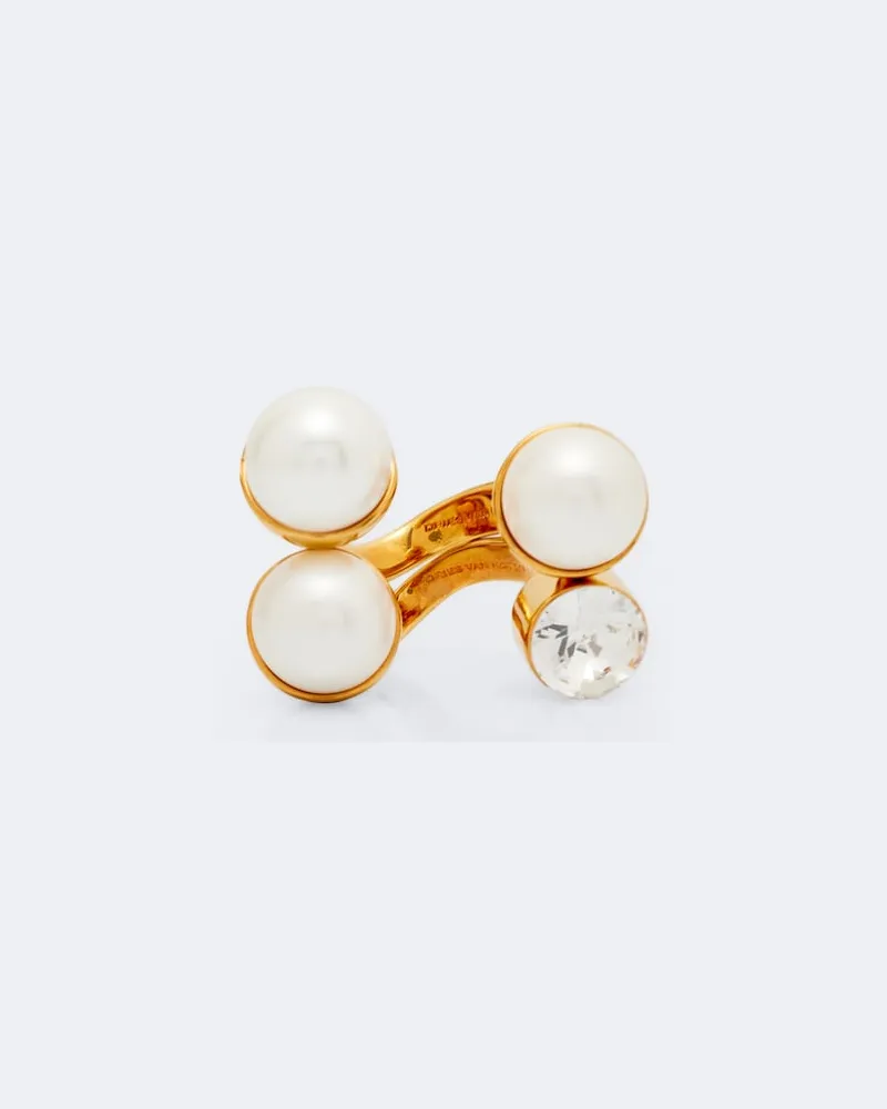 Dries van Noten Verzierter Ring Gold