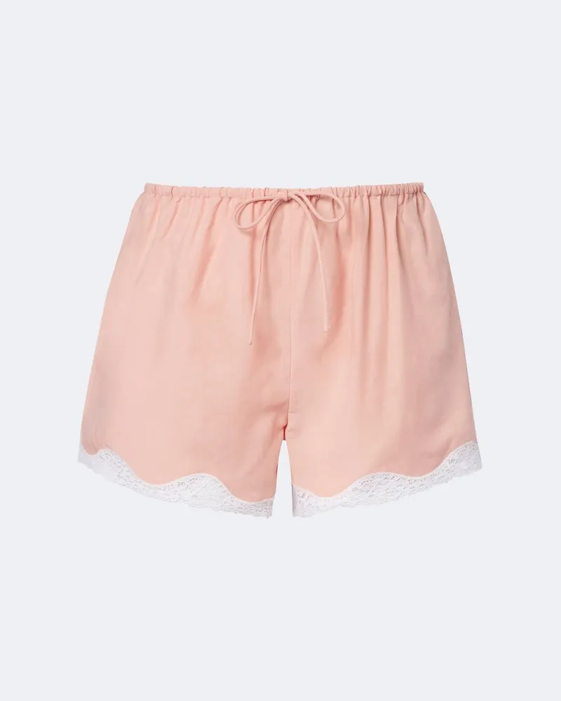 Posse Shorts Tabitha mit Spitze Rosa