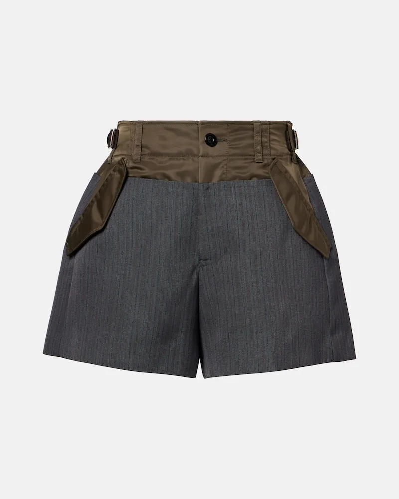Sacai Shorts Grau