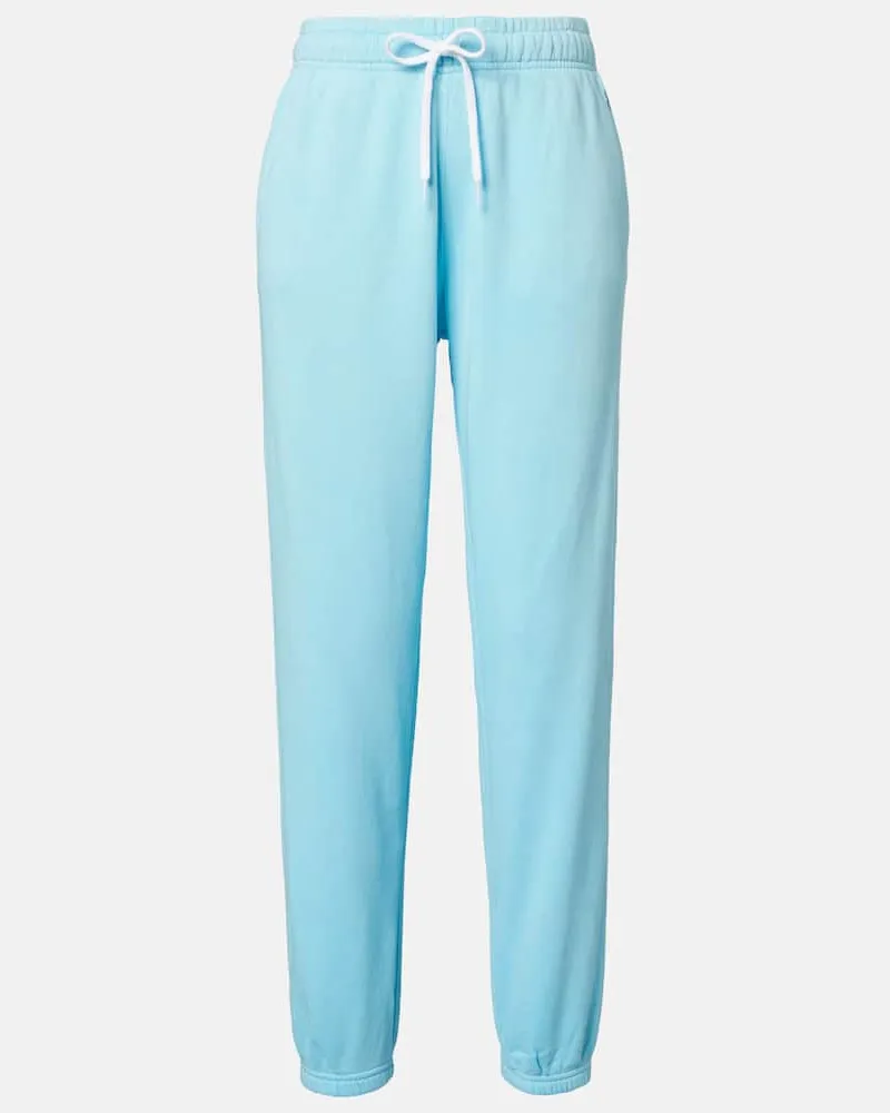 Ralph Lauren Jogginghose aus einem Baumwollgemisch Blau