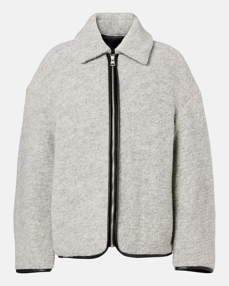 J.W.Anderson Jacke aus einem Wollgemisch Grau
