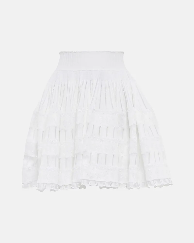 Alaïa Alaïa Minirock Crinoline Weiß