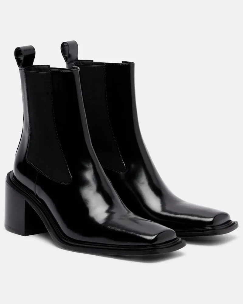 SOULIERS MARTINEZ Chelsea Boots Dallas 60 aus Leder Schwarz