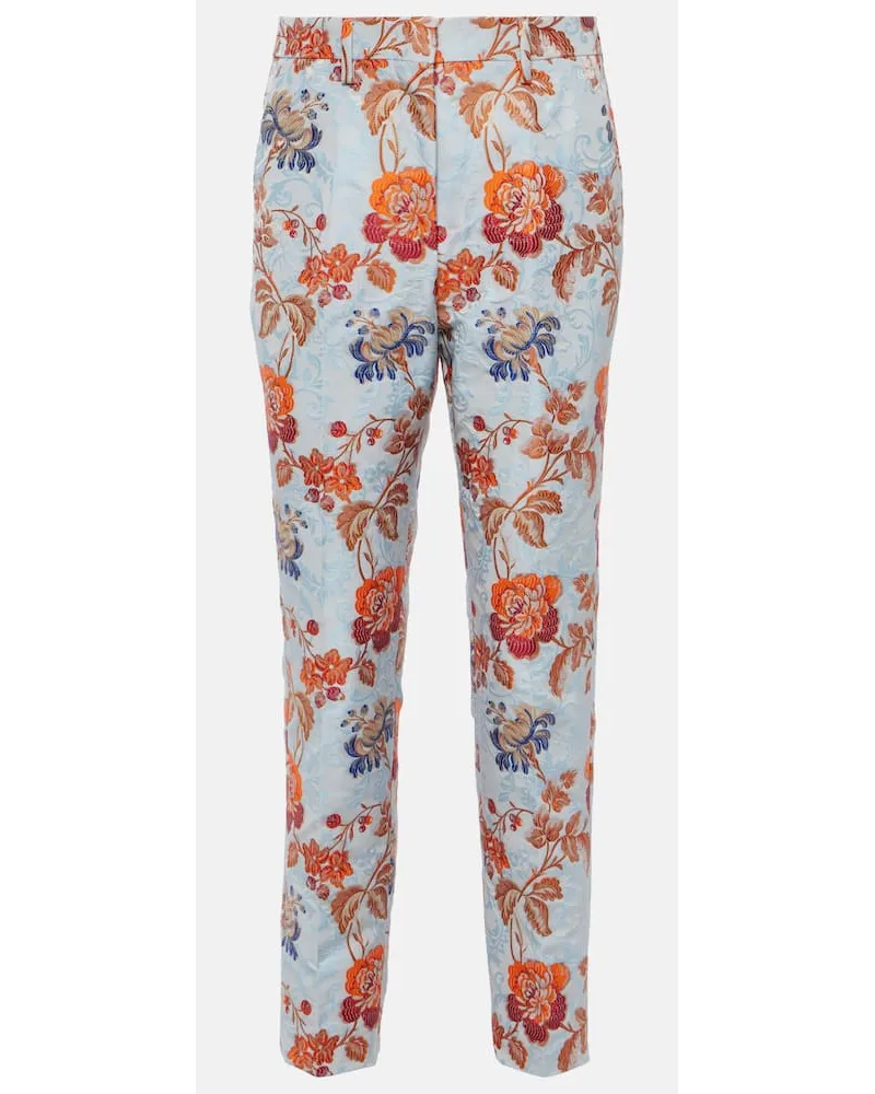 Etro Hose aus Jacquard Multicolor