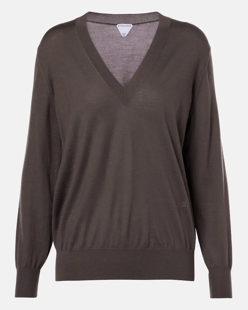 Bottega Veneta Pullover aus Kaschmir Braun