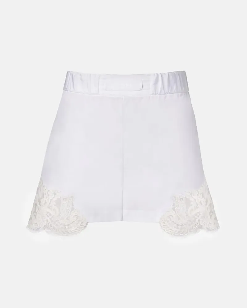 Versace Jeansshorts Weiß