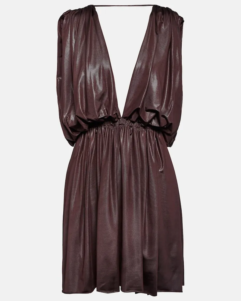 Rick Owens Lilies Minikleid aus Jersey Violett