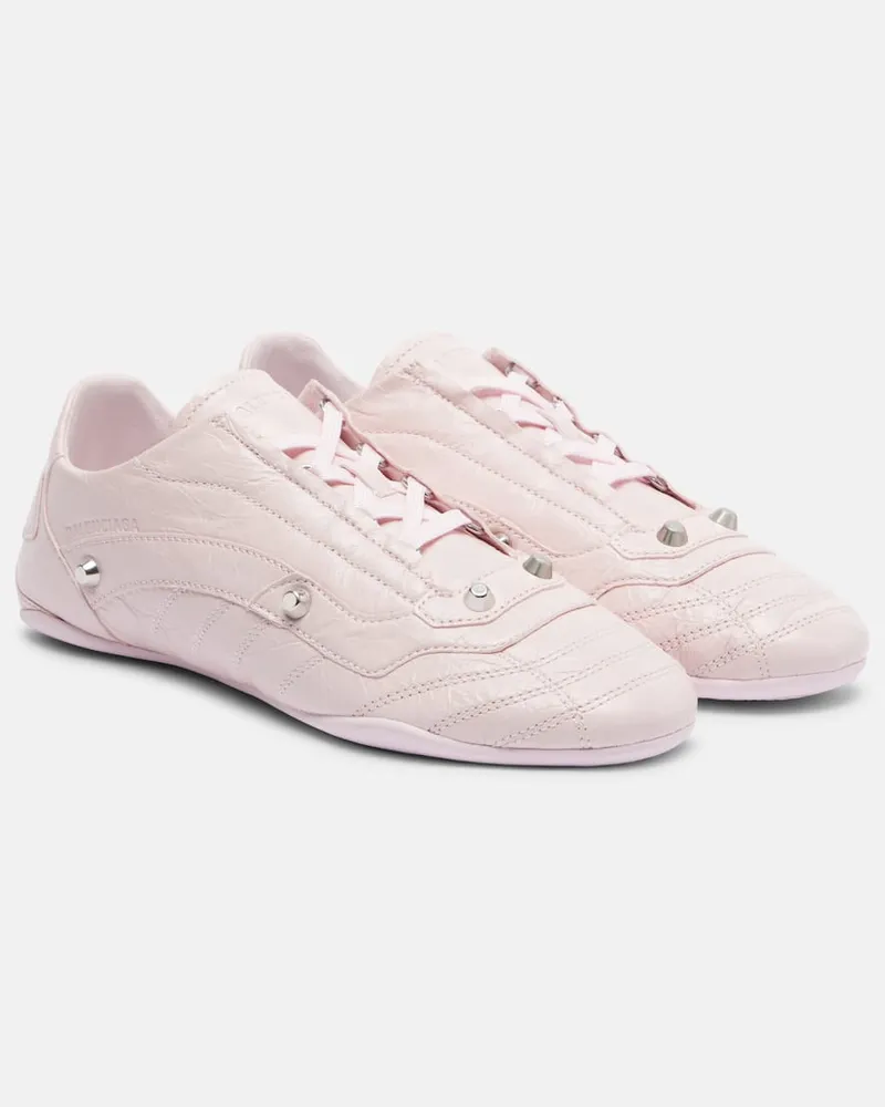 Balenciaga Sneakers City aus Leder Rosa