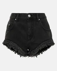 Isabel Marant Shorts Eneidao aus Baumwolle Schwarz