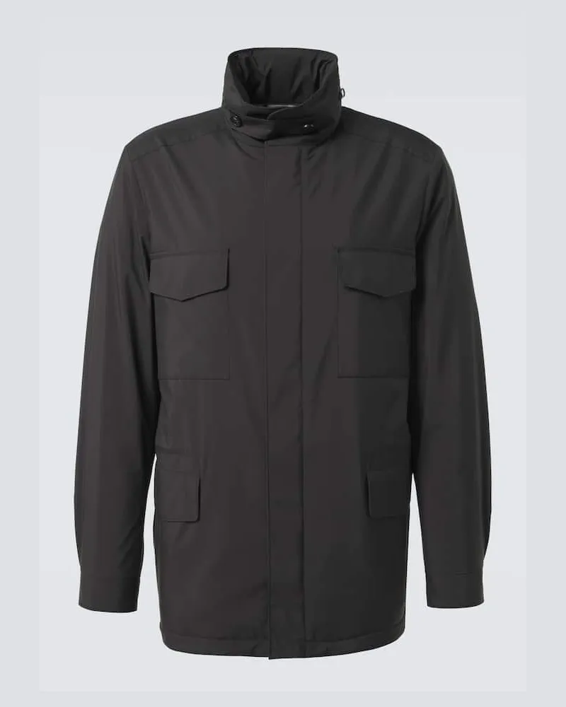 Loro Piana Feldjacke Schwarz