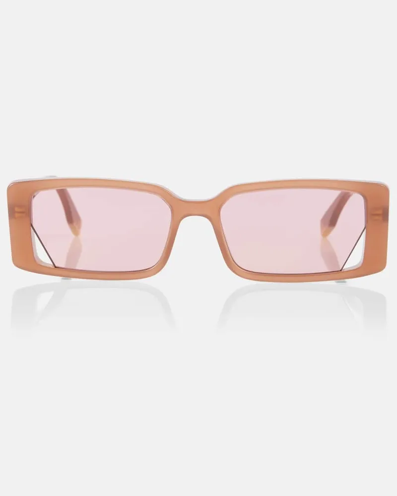 Fendi Eckige Sonnenbrille Fendi Way Rosa
