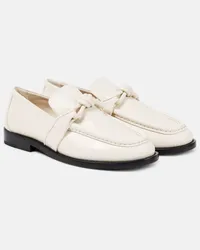 Bottega Veneta Loafers Astaire aus Leder Weiss