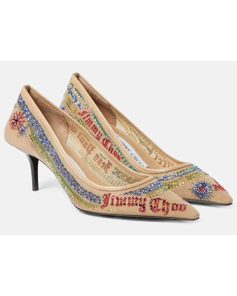 Jimmy Choo X Jean Paul Gaultier Verzierte Pumps Multicolor
