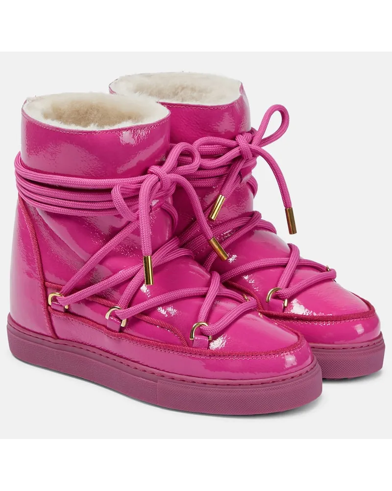 INUIKII Schneestiefel Sneaker Classic aus Leder Pink