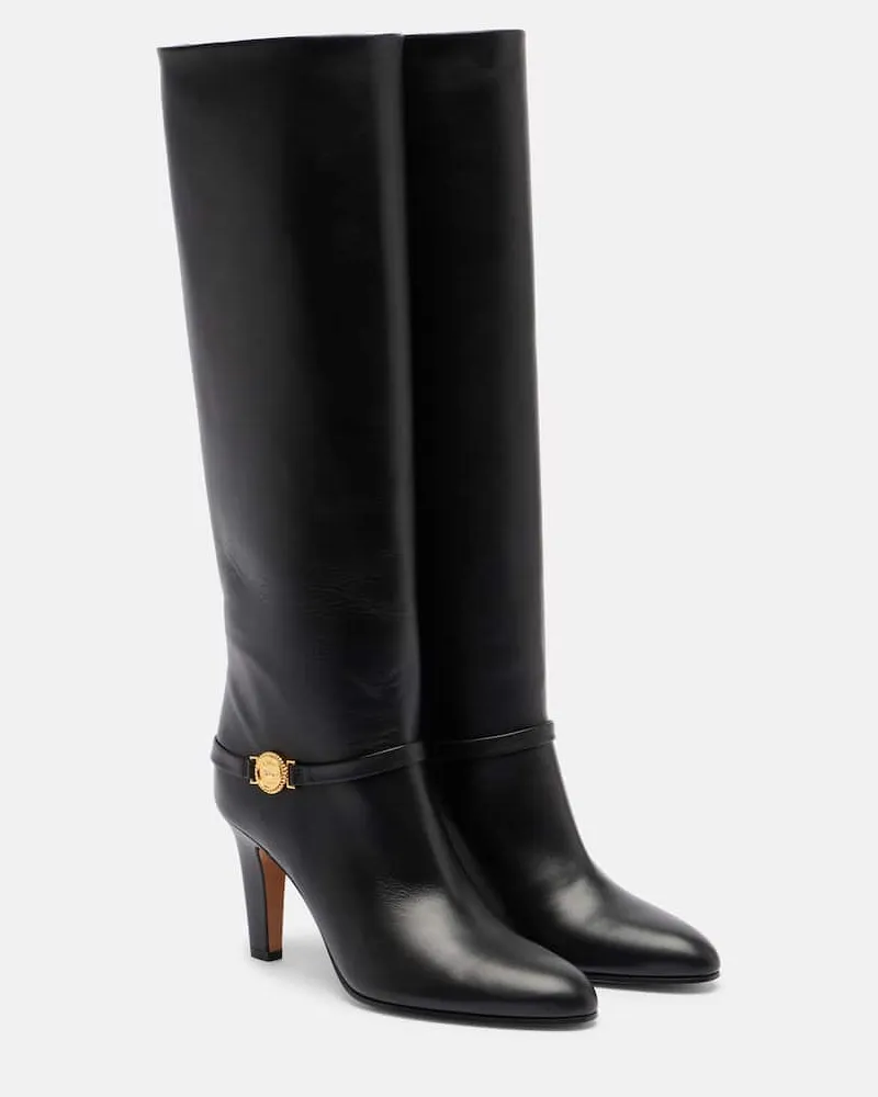 Chloé Chloé Stiefel Eve aus Leder Schwarz