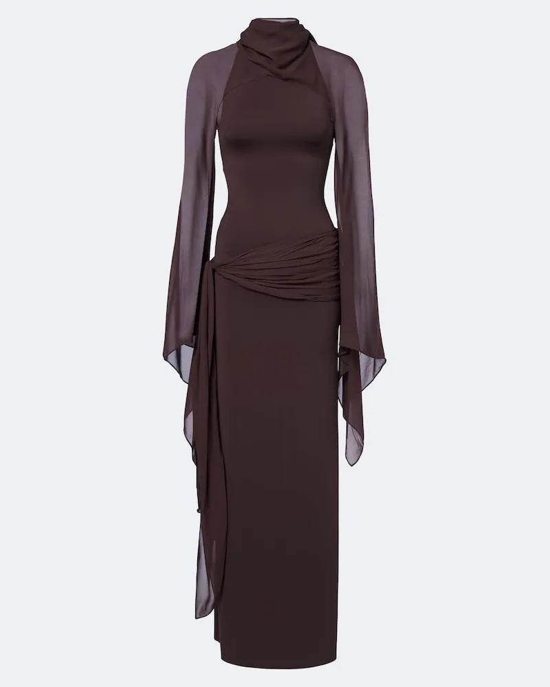 De La Vali Maxikleid Sabela aus Georgette Braun