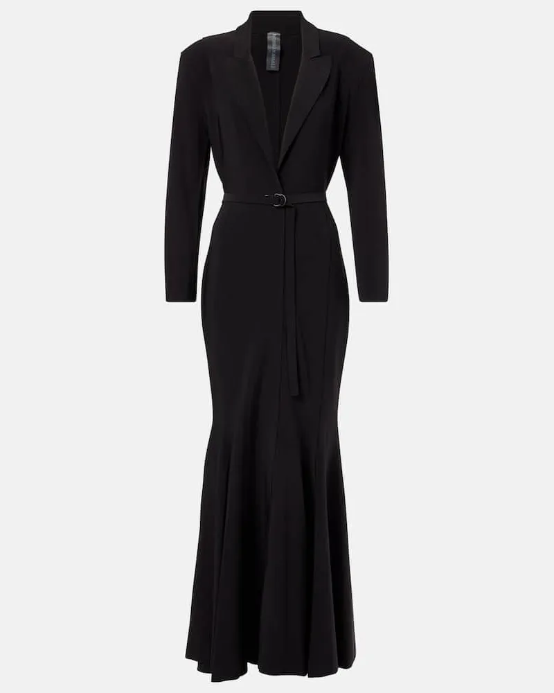 Norma Kamali Robe Schwarz