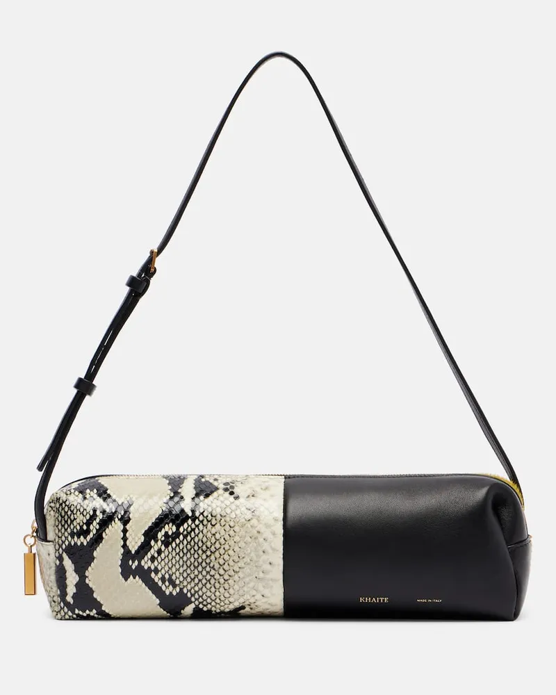 KHAITE Schultertasche Kye aus Leder Multicolor