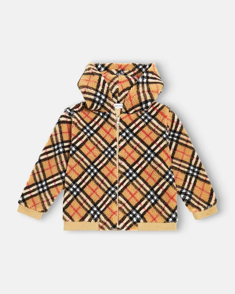 Burberry Hoodie Burberry Check aus Fleece Multicolor