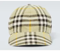 Baseballcap Burberry Check aus Baumwolle